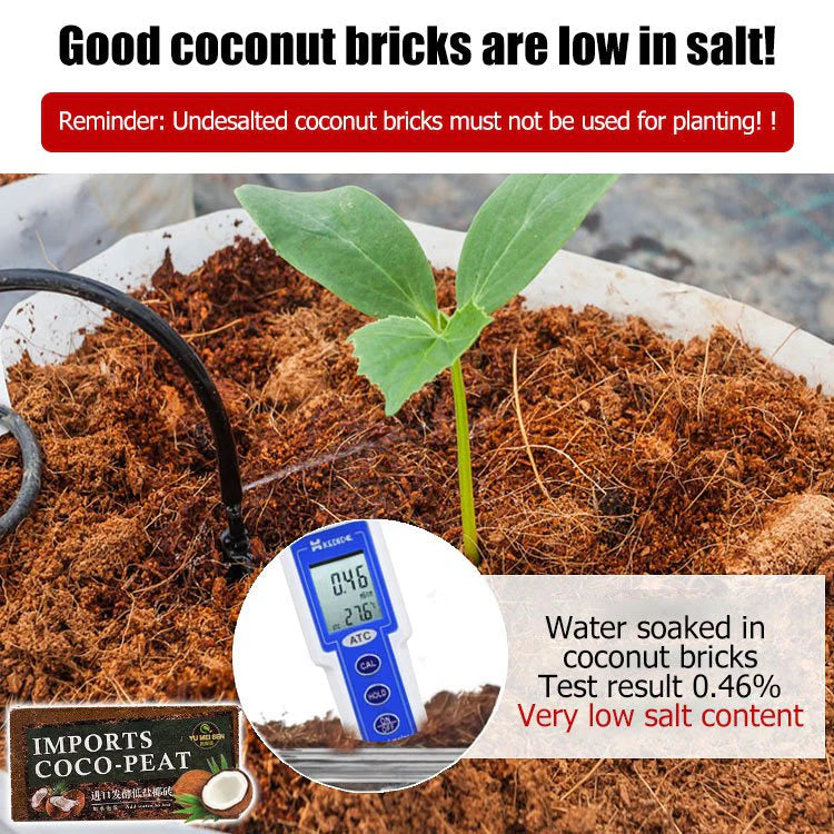 Universal Coconut Brick Nutrient Soil