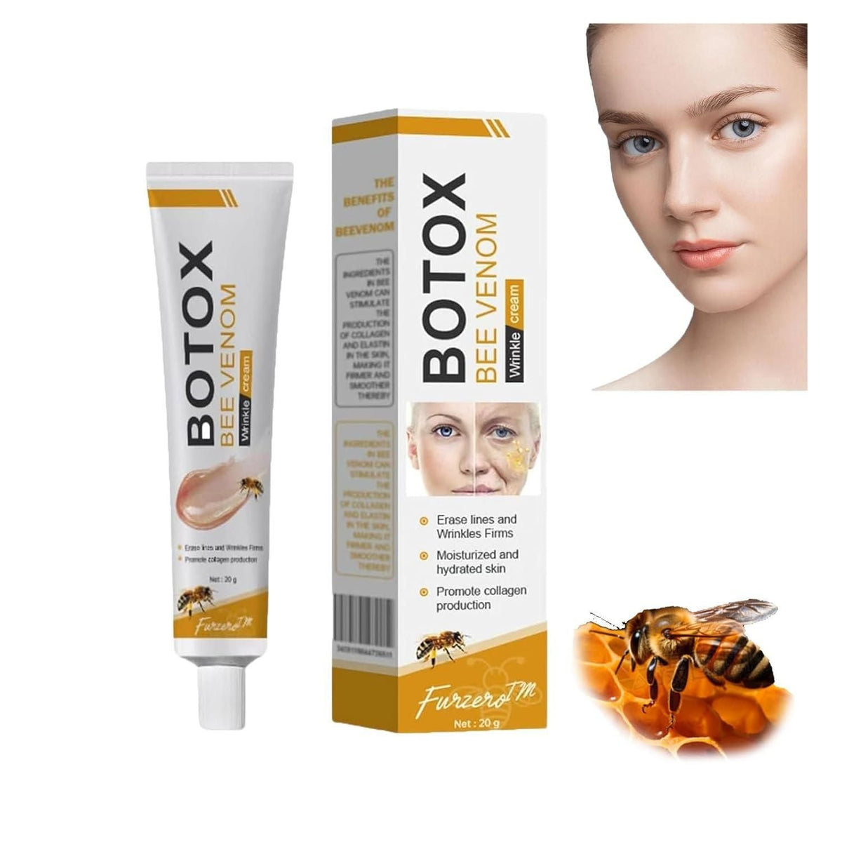 Bee Venom Wrinkle Repair Cream 🐝✨
