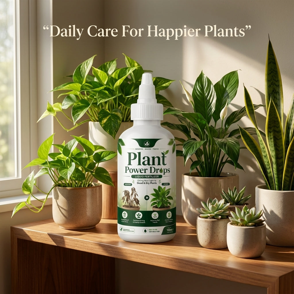 Plant Power Drops– Liquid Fertilizer For Plants