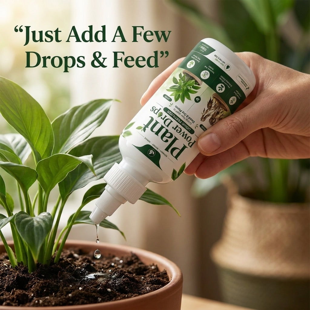 Plant Power Drops– Liquid Fertilizer For Plants