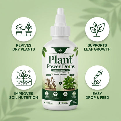 Plant Power Drops– Liquid Fertilizer For Plants