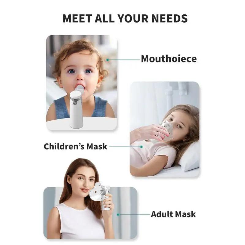 PureBreath™ – Compact Nebulizer | Gentle Vapour | Safe Relief Anytime, Anywhere