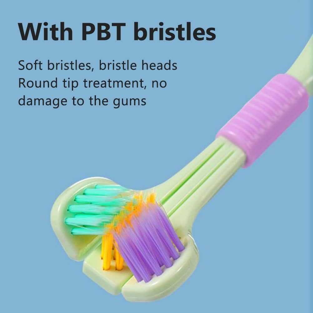 360° Triple-Sided Toothbrush for Maximum Clean