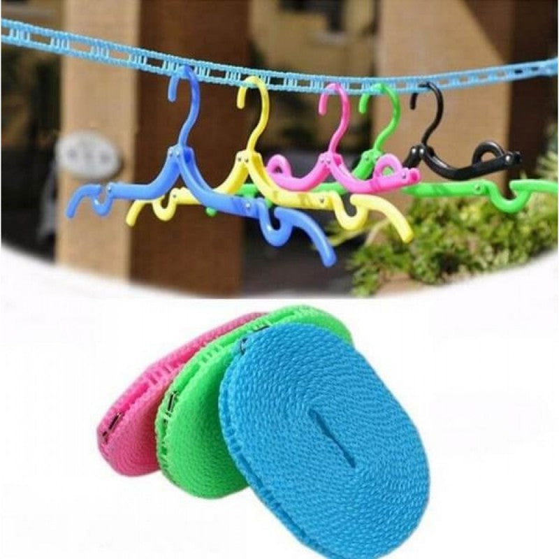 5 Meters Windproof Anti-Slip Clothesline Nylon Rope