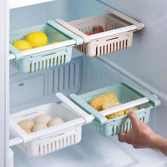 Adjustable Fridge Storage Basket