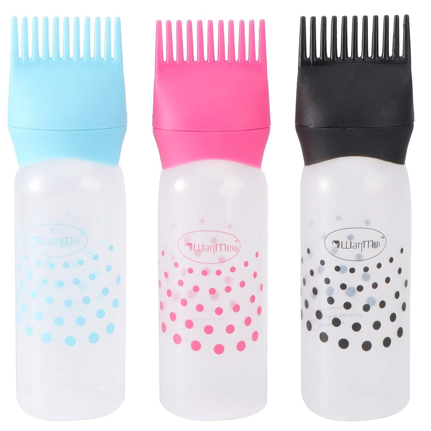 Hair Oil Applicator Comb Bottle