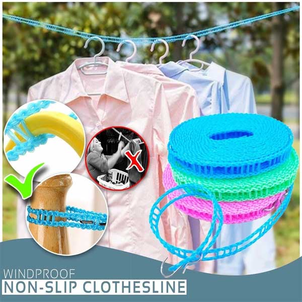 5 Meters Windproof Anti-Slip Clothesline Nylon Rope