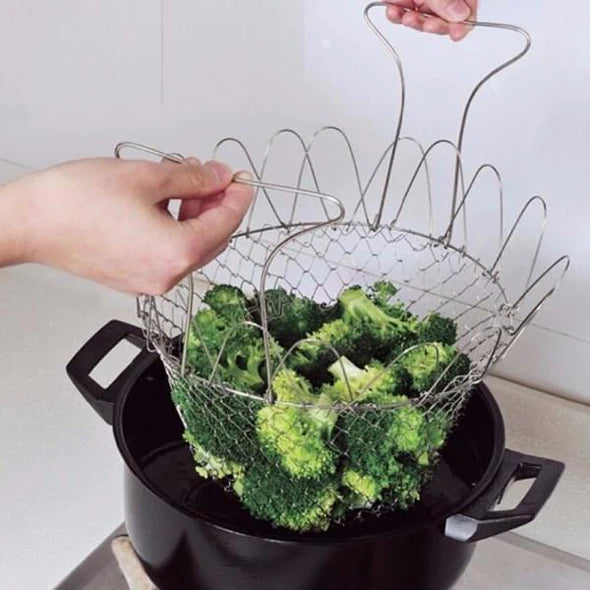 FOLDABLE COOKING CHEF BASKET