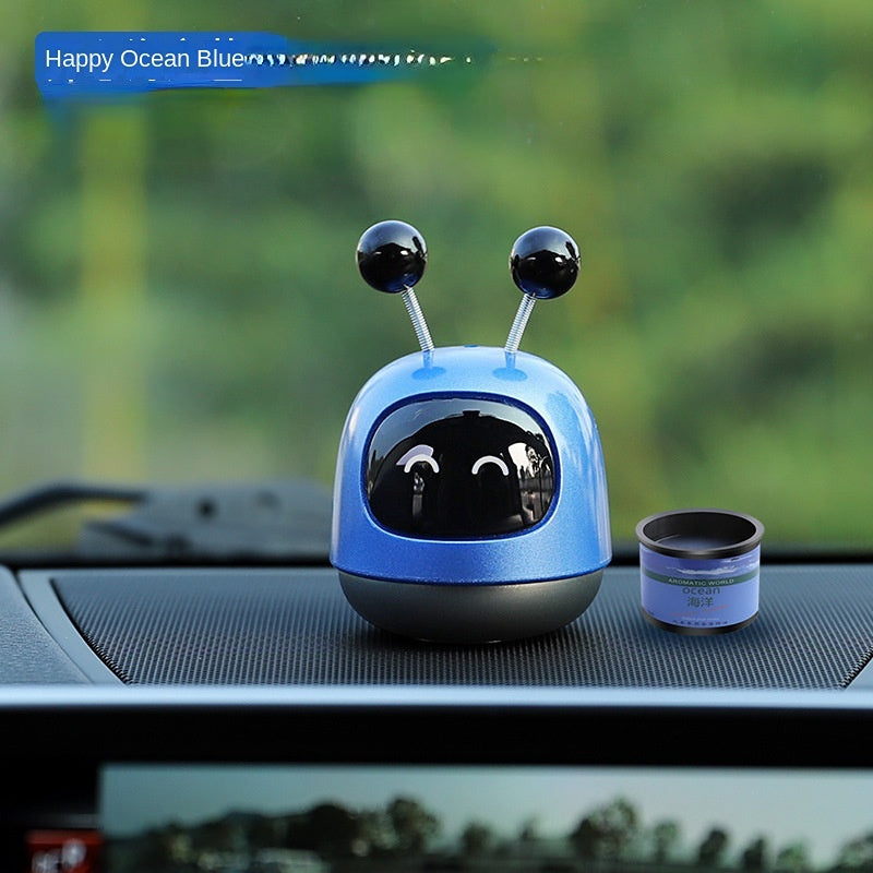 Mini Robot Car Perfume For Car Dashboard Decoration