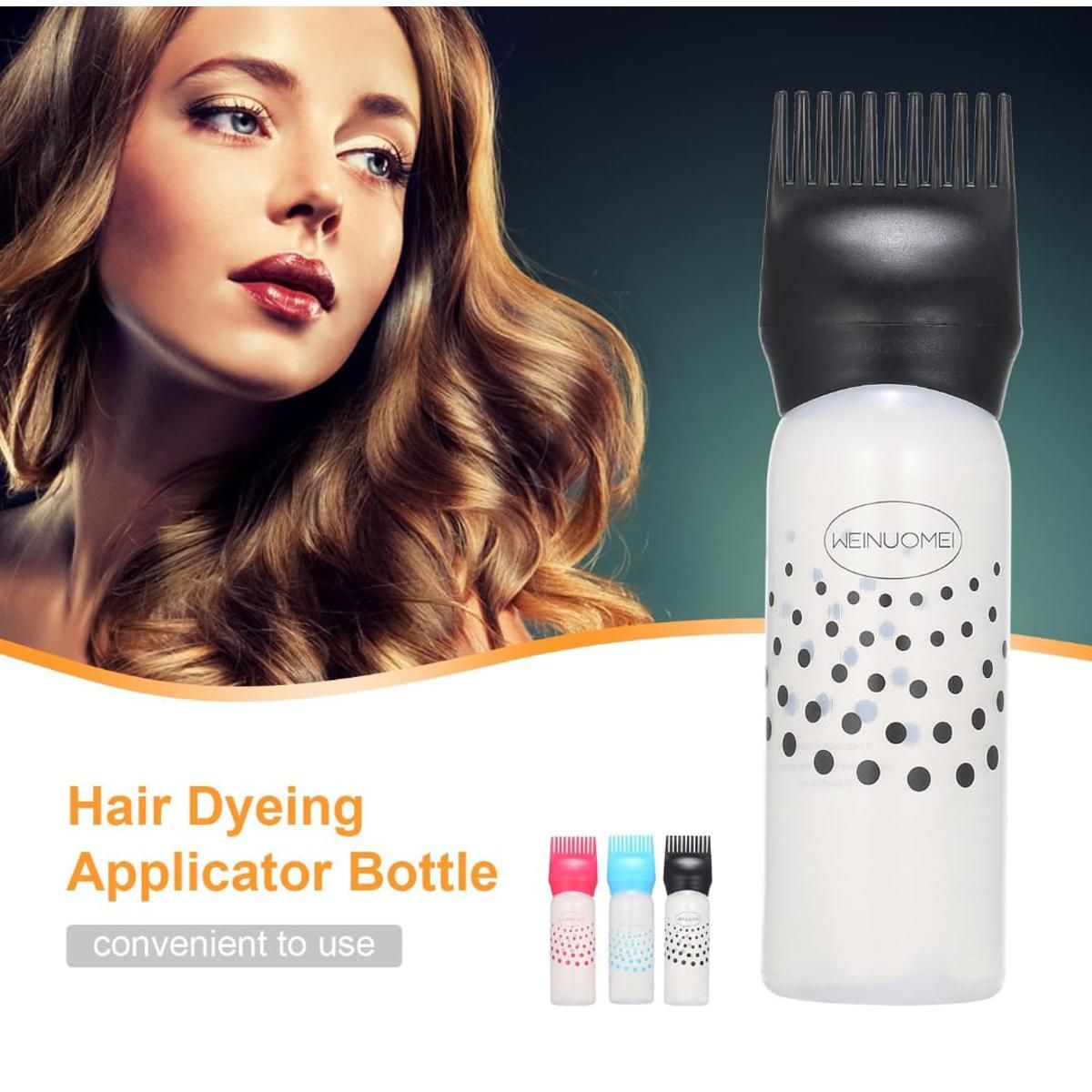 Hair Oil Applicator Comb Bottle